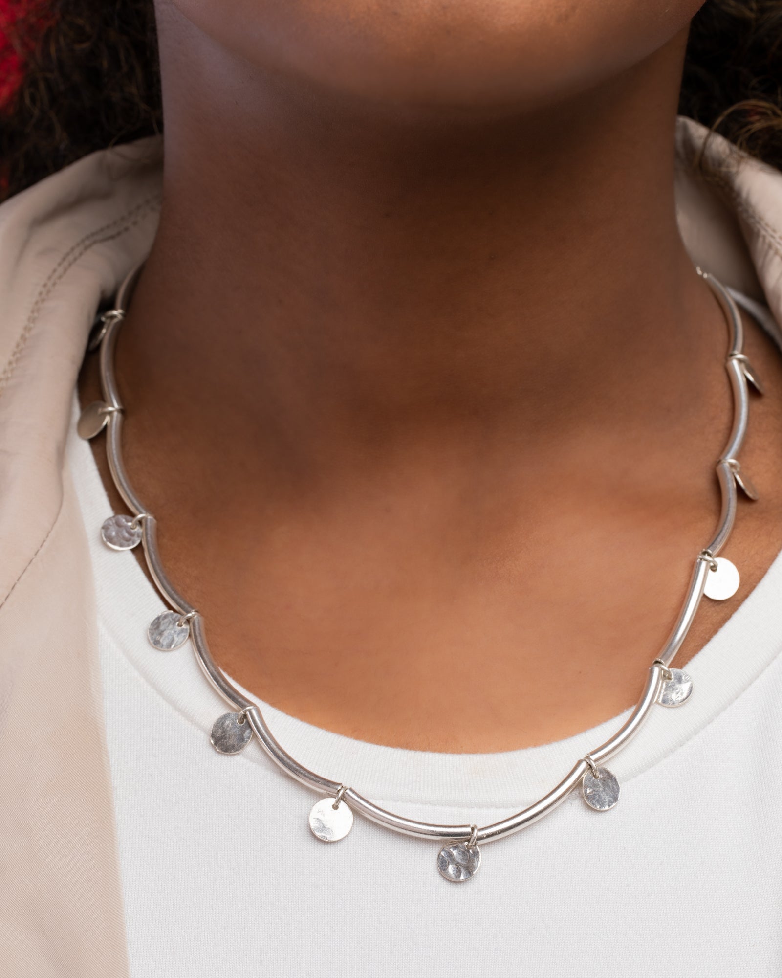 Barq and Silver Arch Necklace