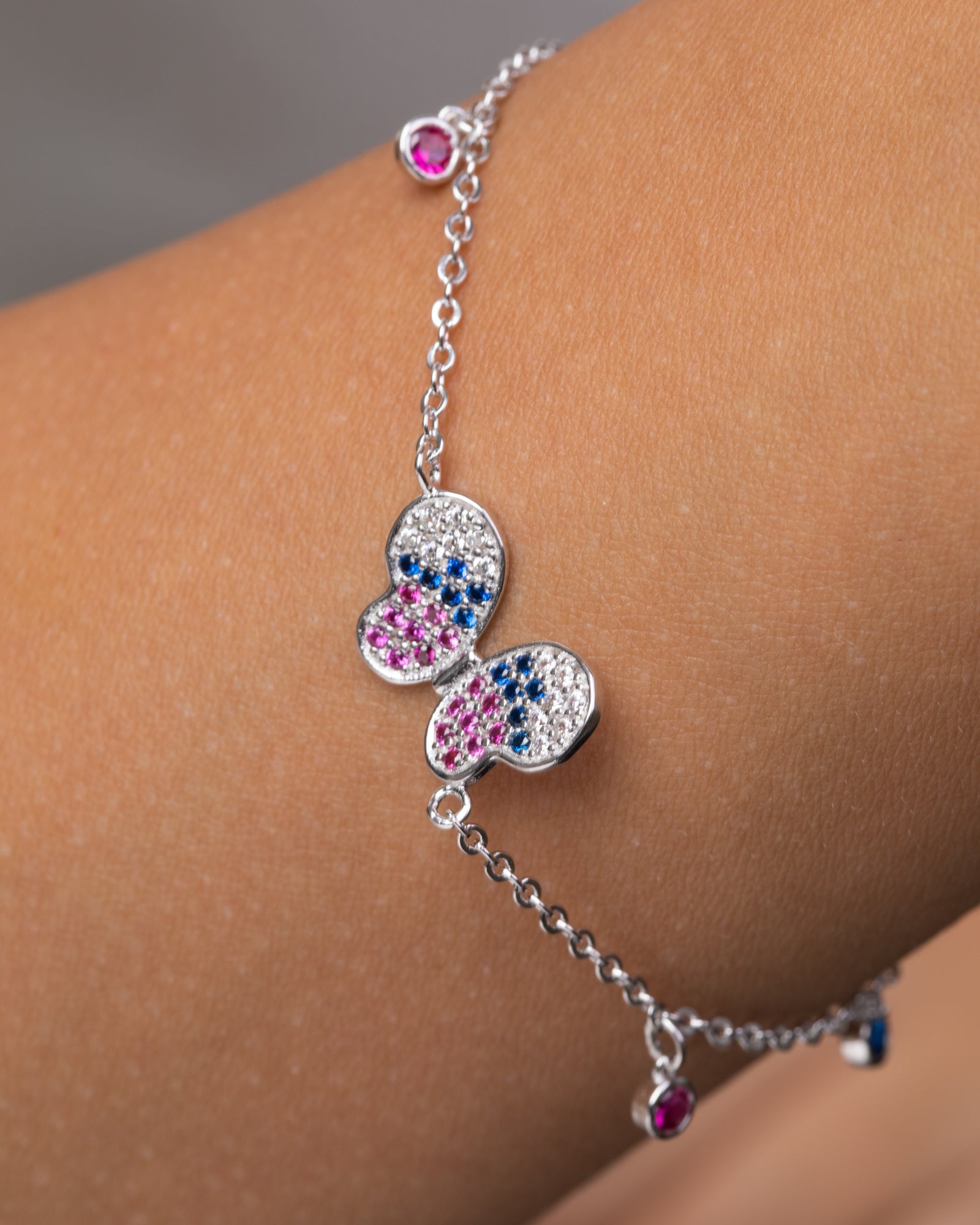 Zircon Butterfly (01) Bracelet