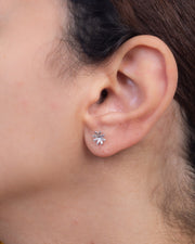 Plain Flower Earring