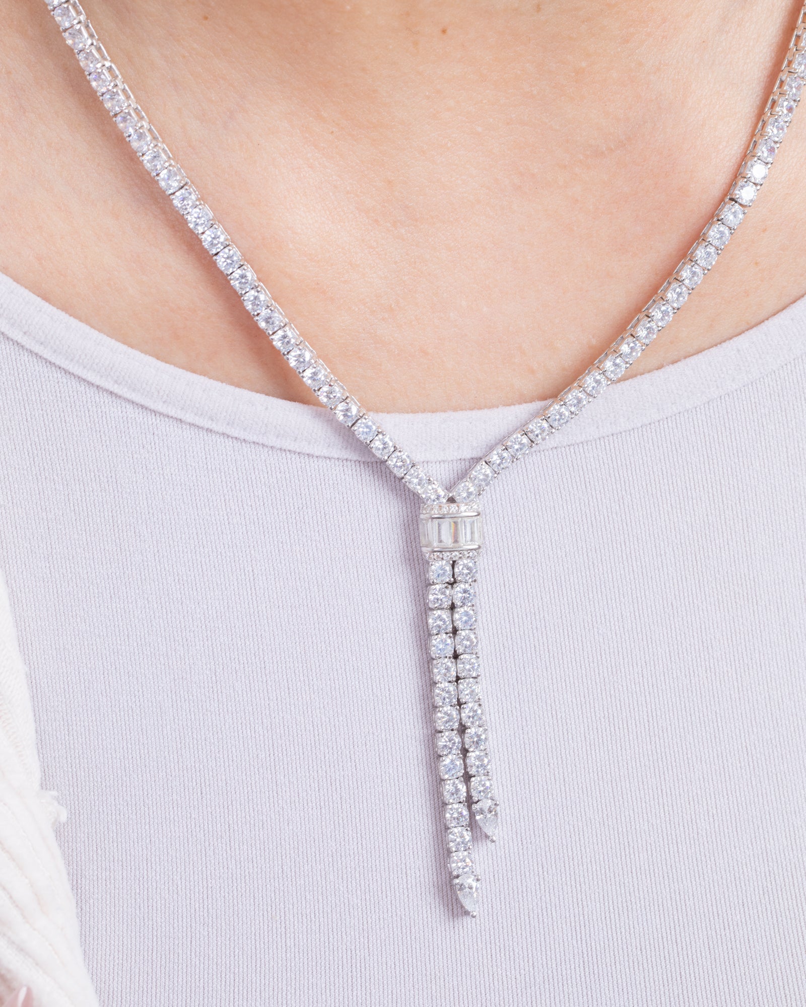 Zircon Tennis (06) Necklace