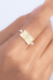 Arabic (06) Mix Gold Ring