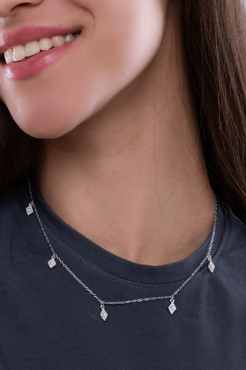 Zircon diamond Necklace