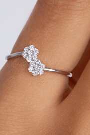 Zircon Flower (06) Ring