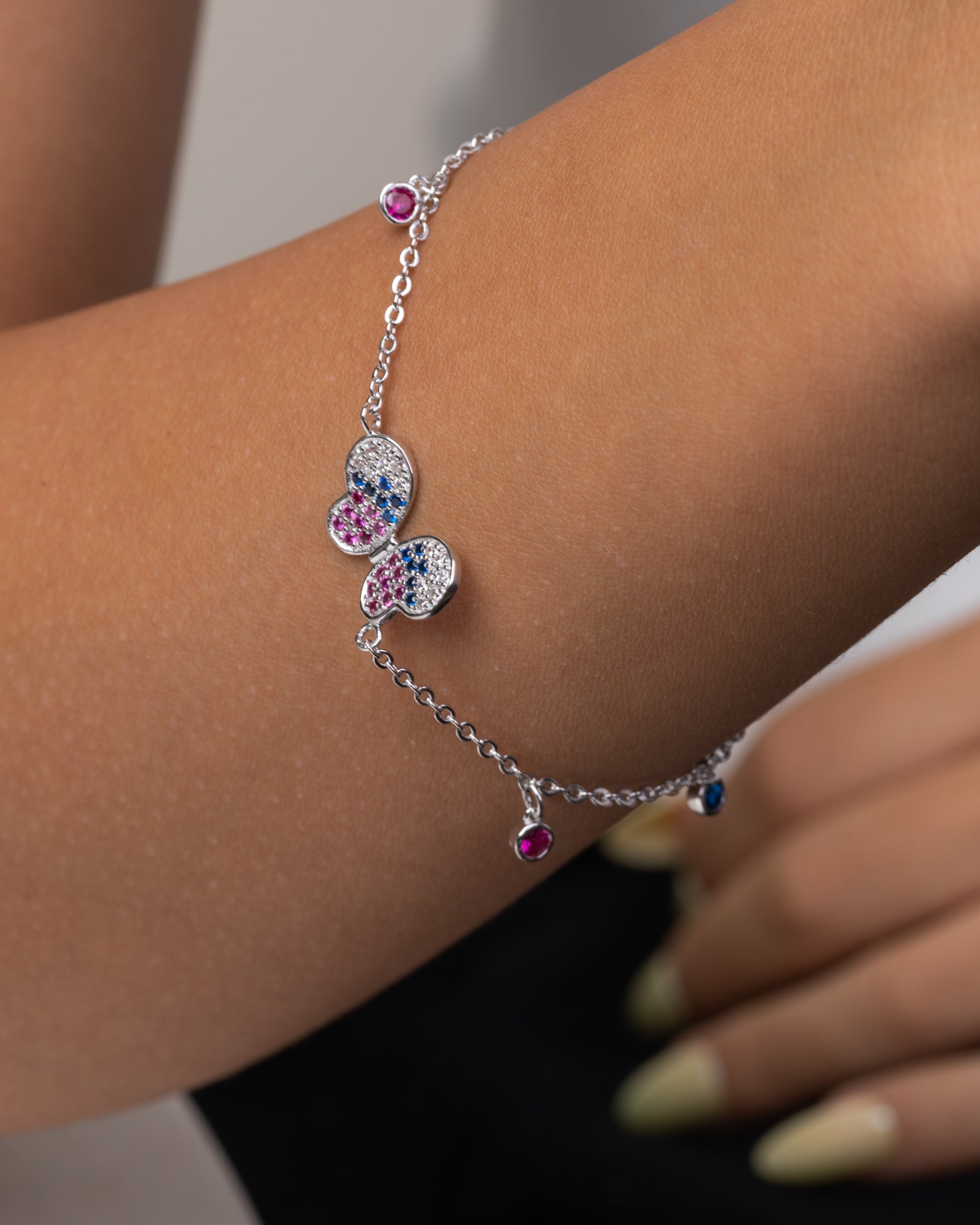 Zircon Butterfly (01) Bracelet