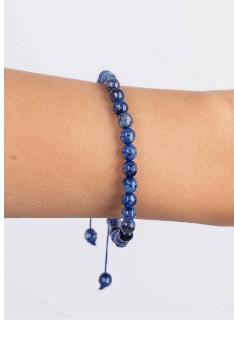 Blue Agate stones Bracelet