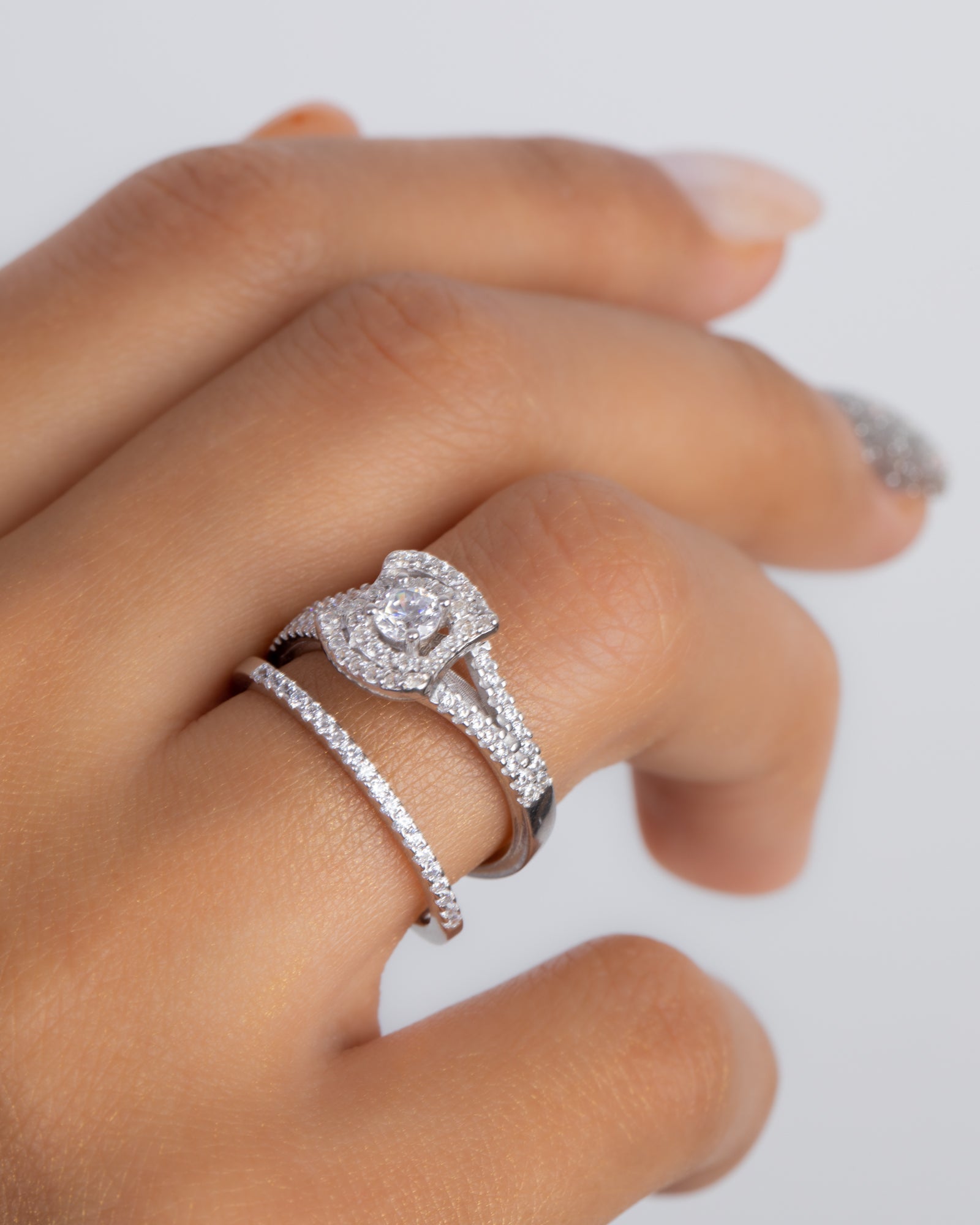 Zircon (0151) Twins Ring