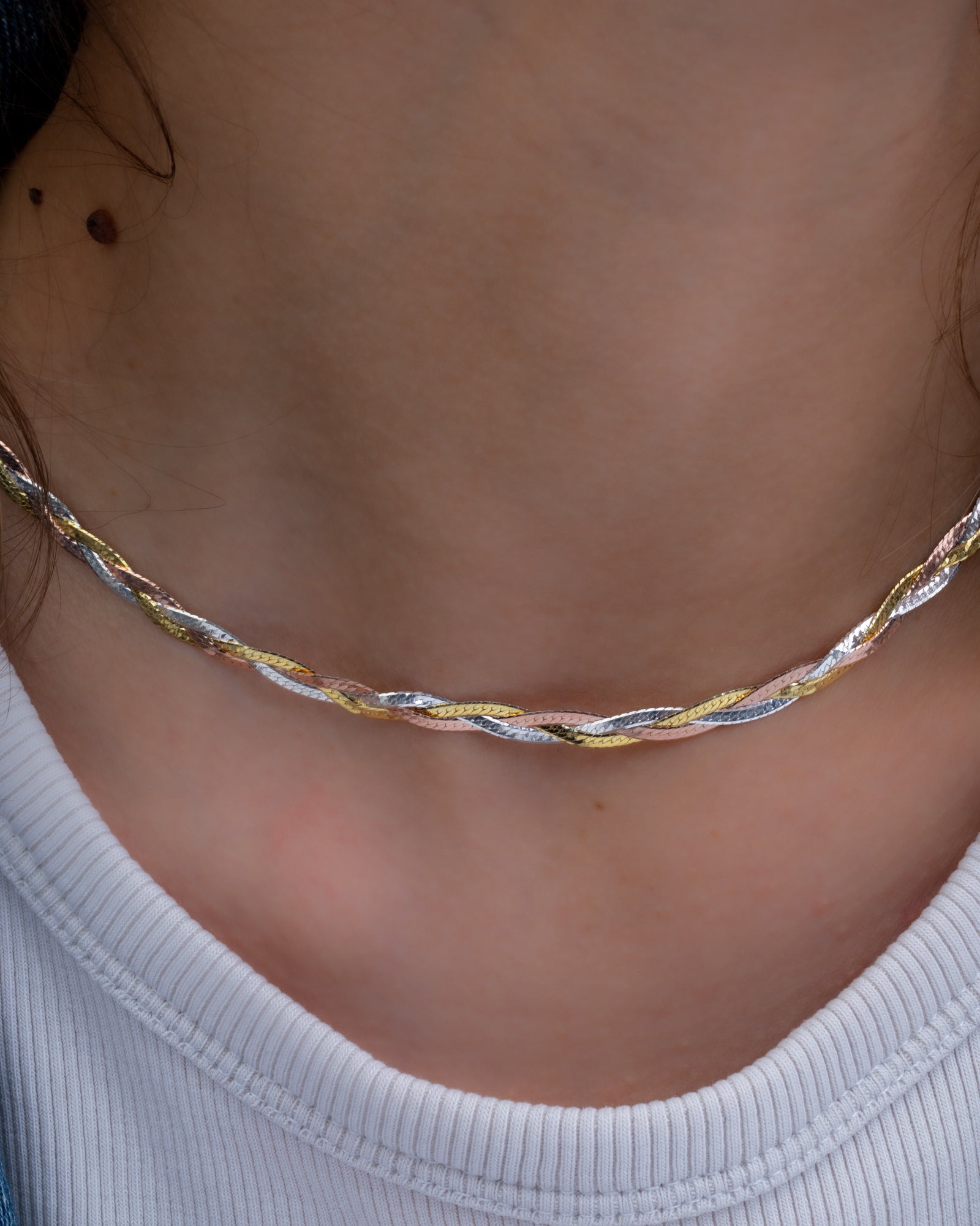 Braided RG Necklace