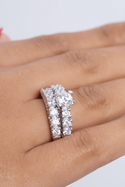 Zircon Twins (0153) Ring