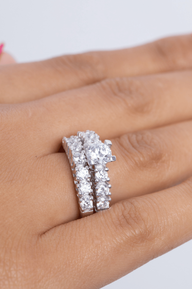 Zircon Twins (0153) Ring