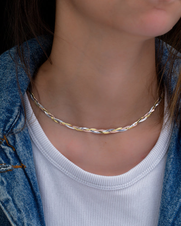 Braided RG Necklace