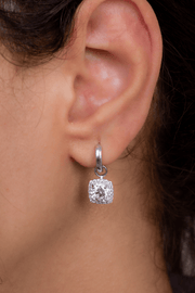 Zircon Diamond (01) Hoop Earring