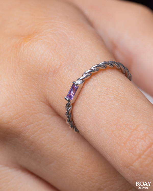 Purple Zircon Braided R