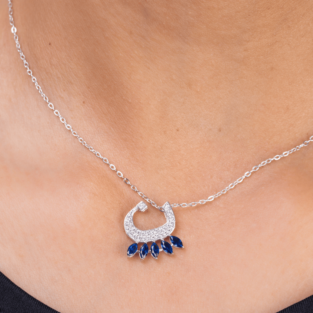 Zircon Noon Navy Necklace