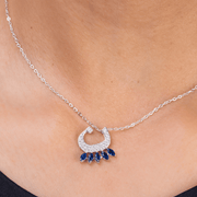 Zircon Noon Navy Necklace