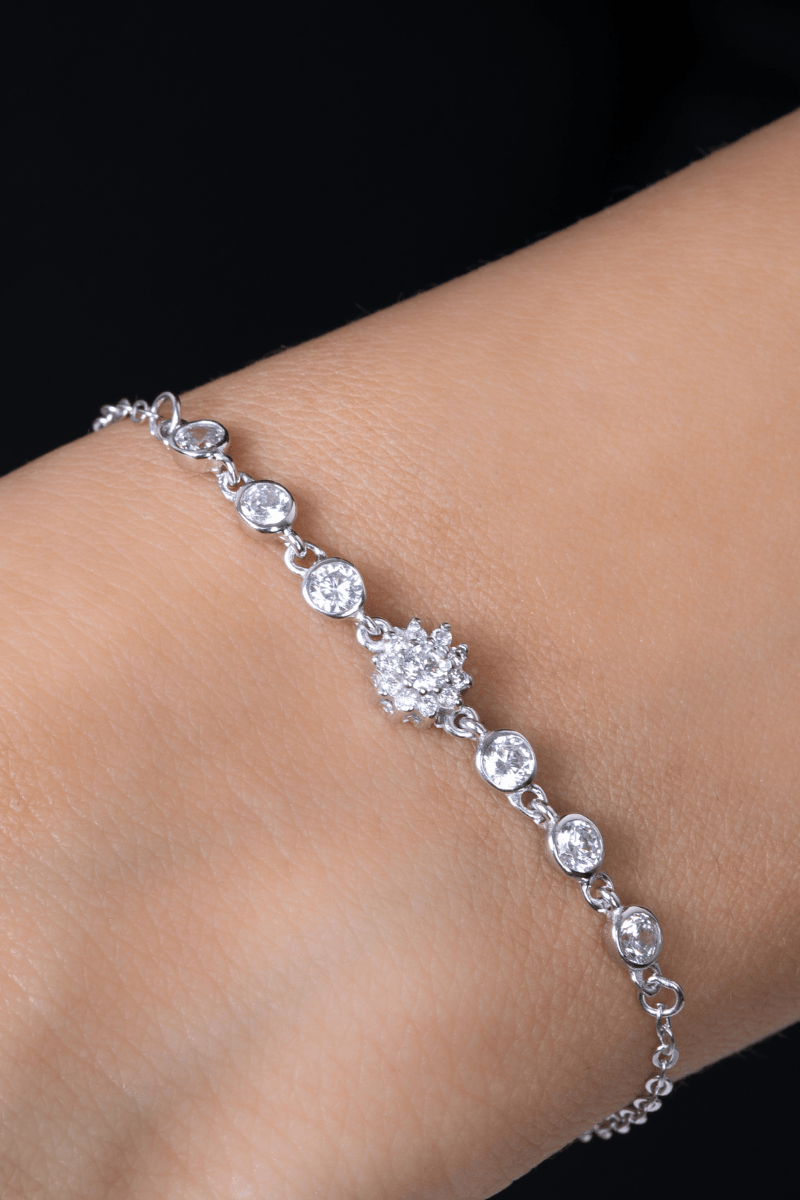Zircon Flower (03) Bracelet
