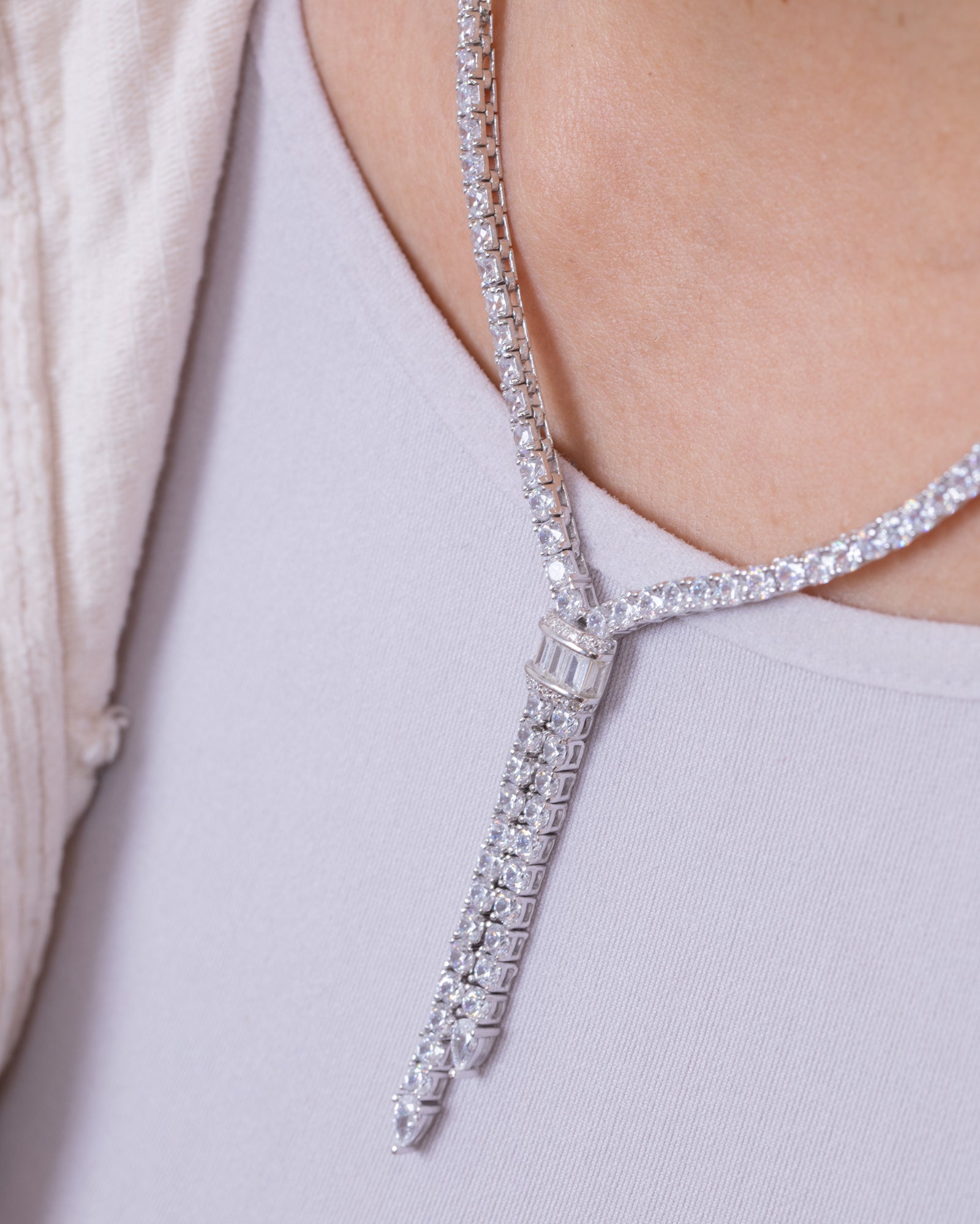 Zircon Tennis (06) Necklace