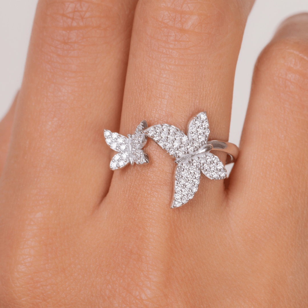Zircon Butterfly (06) Ring