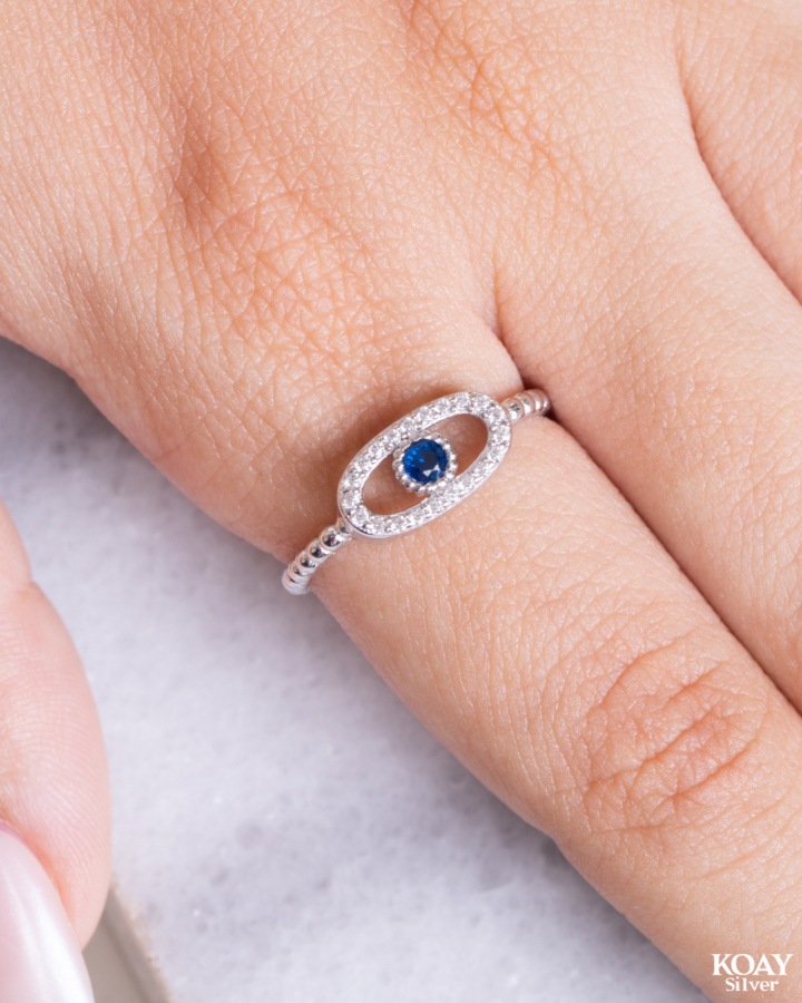 Zircon (0112) Blue Ring