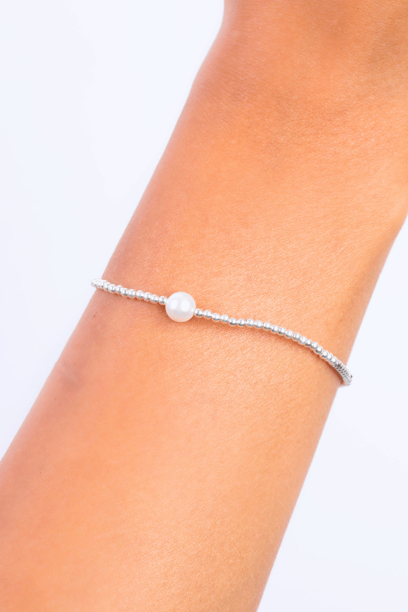 Balls & Pearl Bracelet
