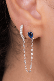 Zircon Oval Navy (01) Single