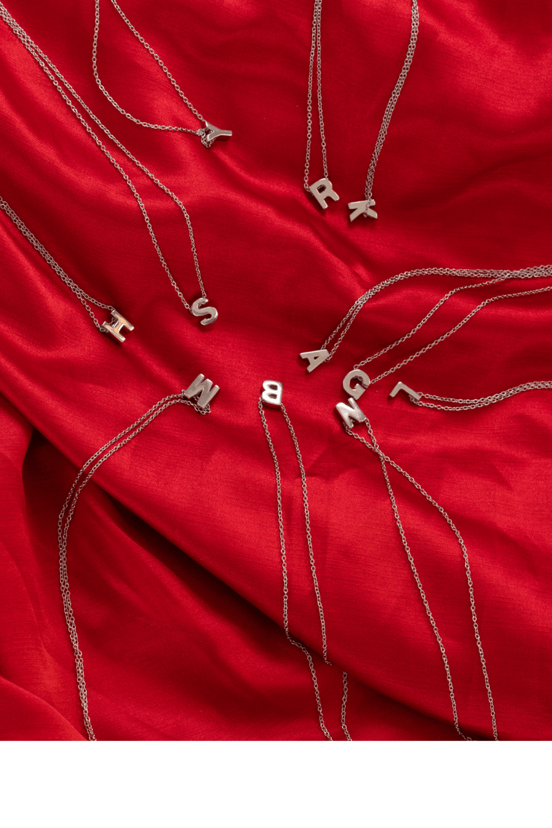 Plain Letter Necklace