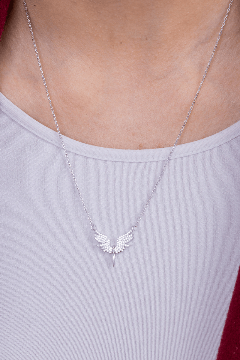 Zircon Angel Necklace