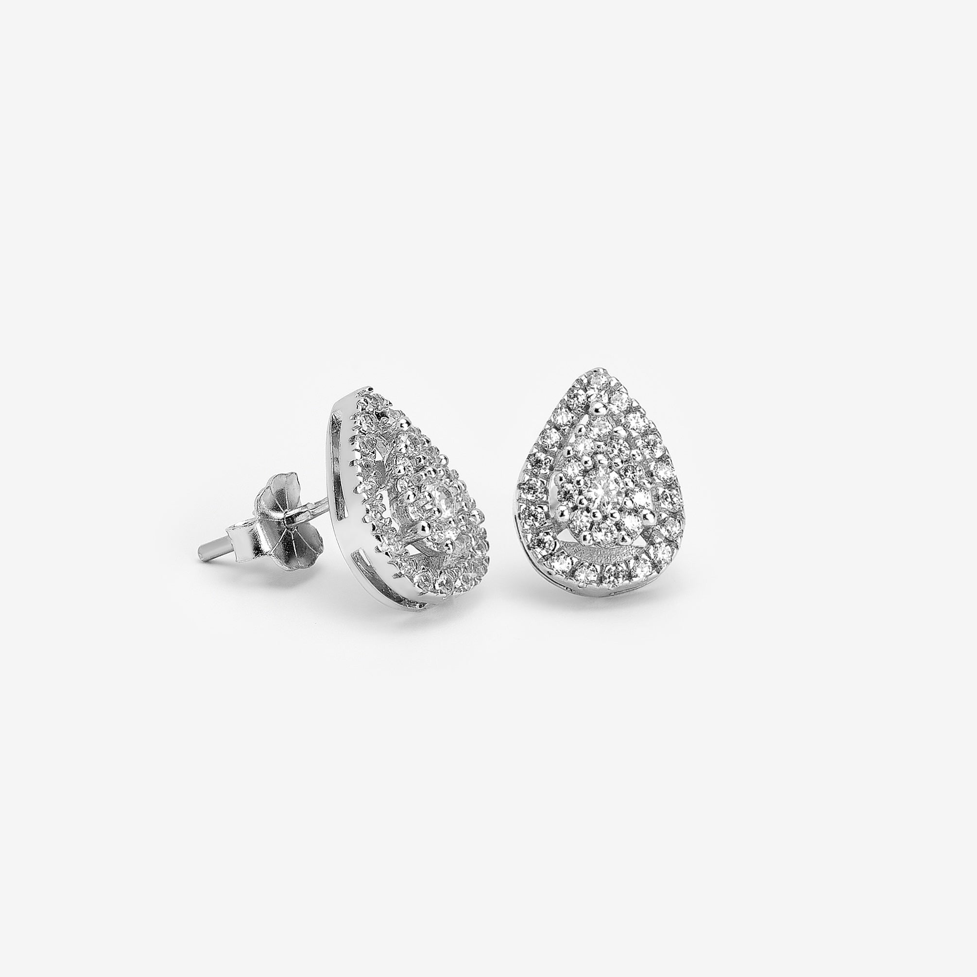 Oval Zircon (01) Earring