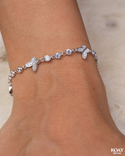 Zircon Butterfly Bracelet