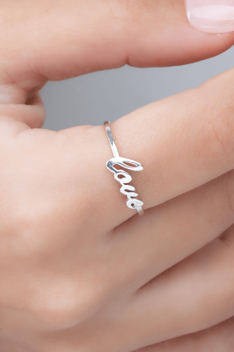Plain Love Ring
