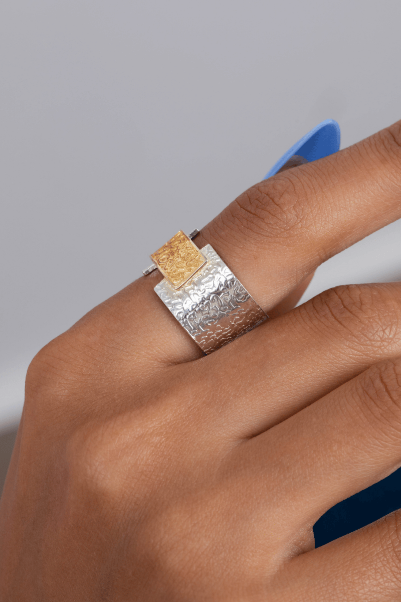 Arabic (035) Mix Gold Ring