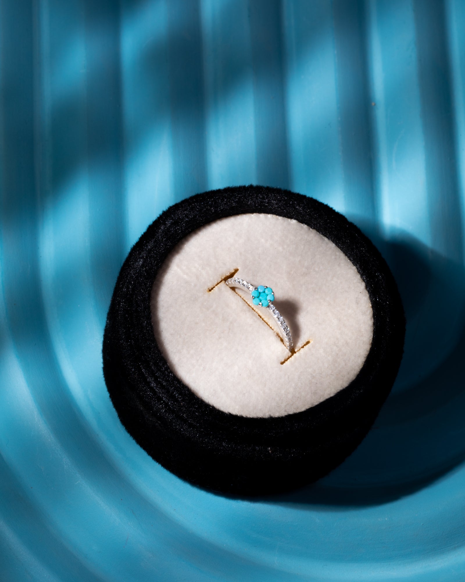 Zircon (097) Turquoise Ring