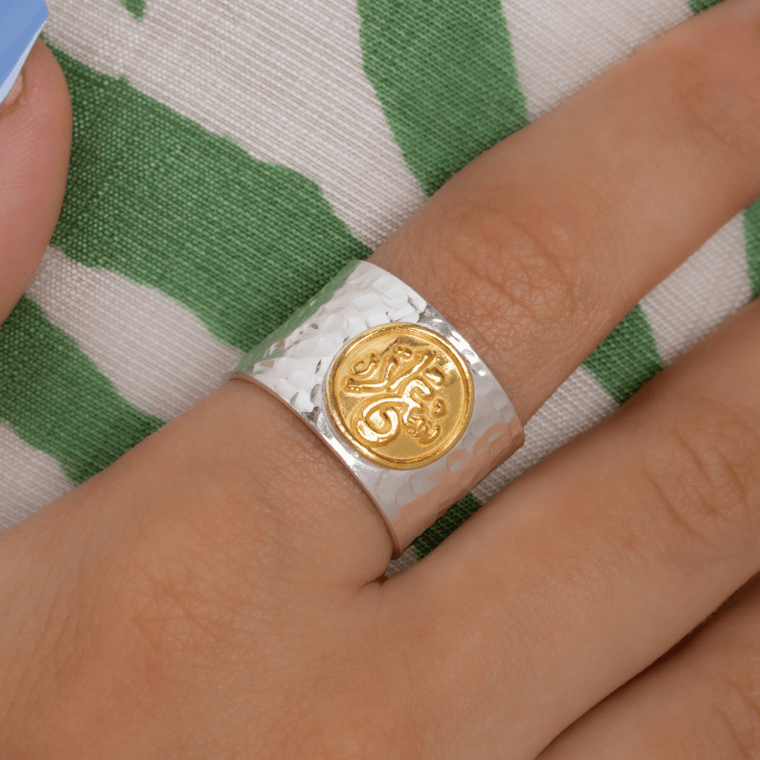 Barq Sa3ada Mix Gold Ring