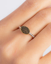 Eny Qareeb Gold Plated Ring