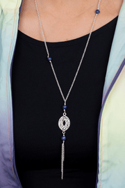 lapise & oval  Necklace