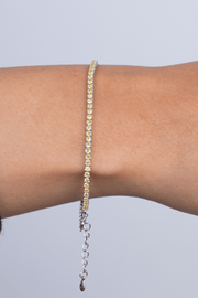 Zircon Tennis Yelllow Bracelet