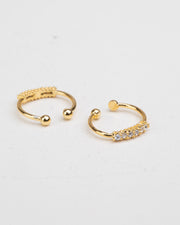 Fake Ear piercing Gold Plated
