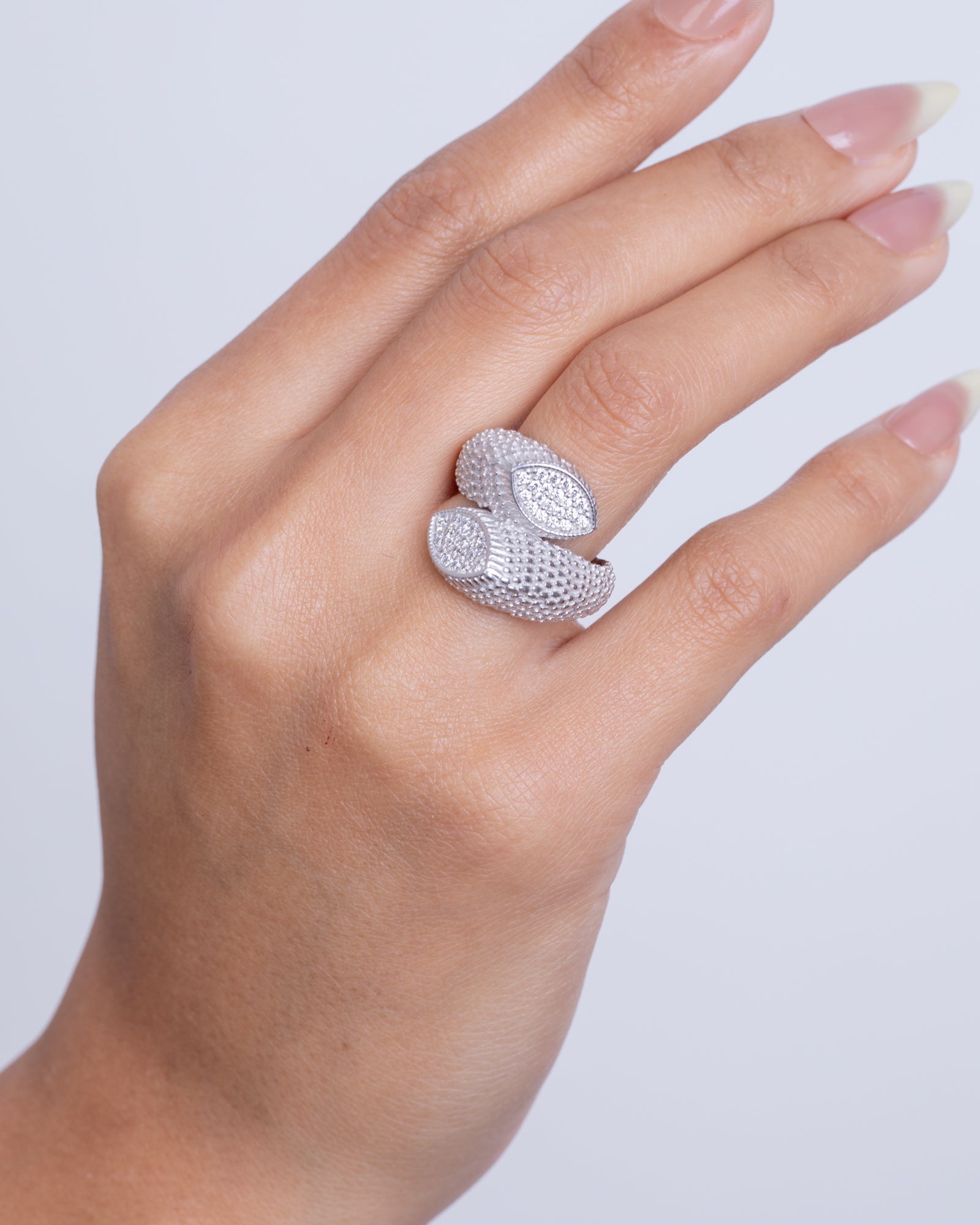 Zircon Double Oval (01) Ring