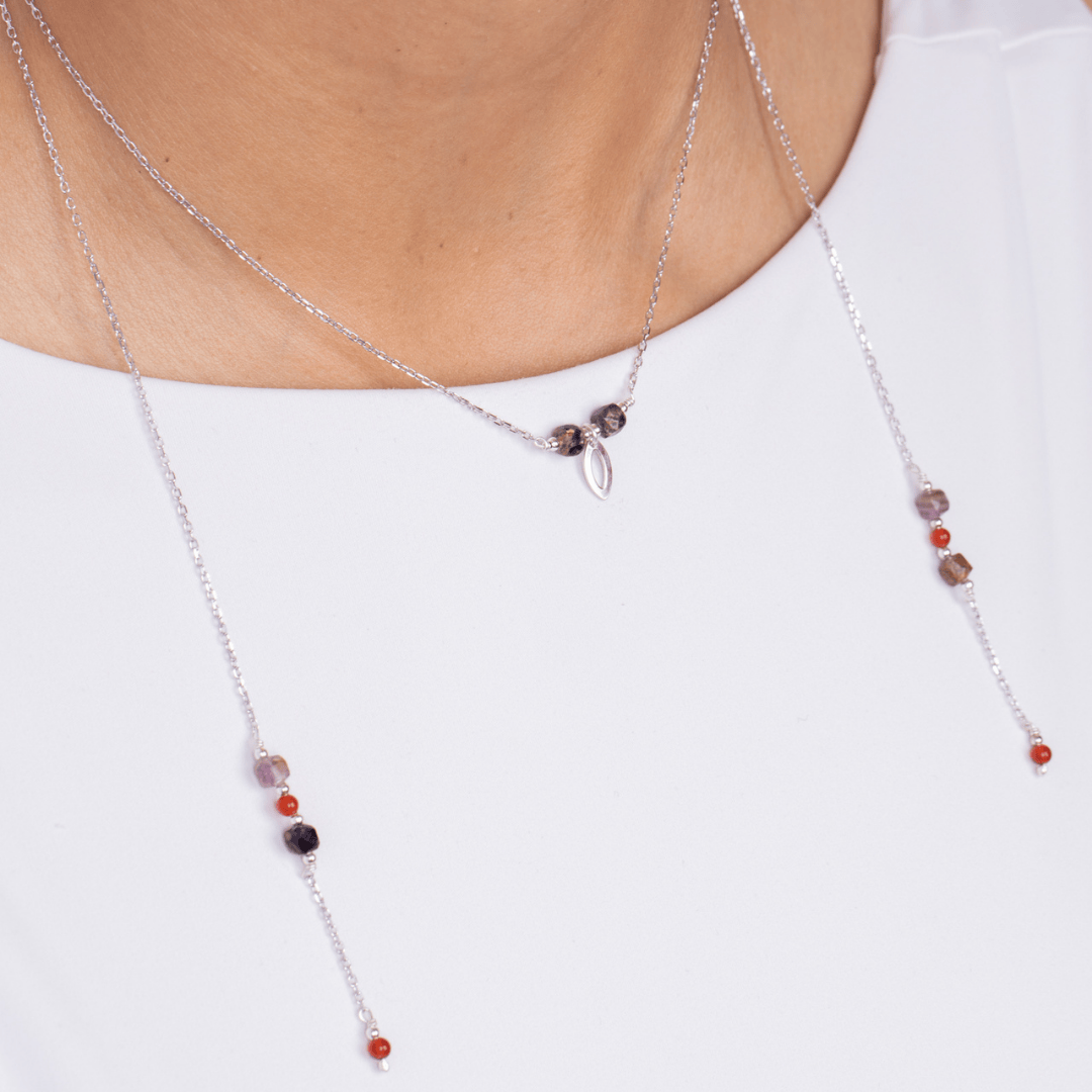 Tourmaline &oval Necklace