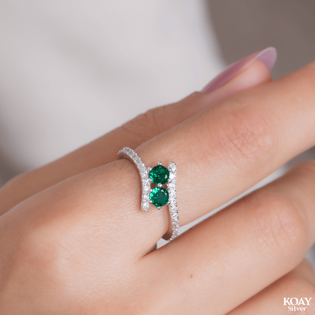 Zircon (0135) Green Ring