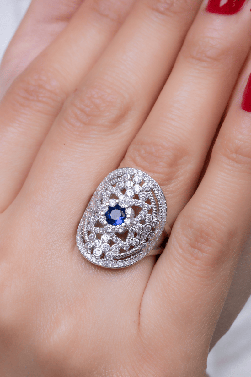 Zircon Blue (0142) Ring