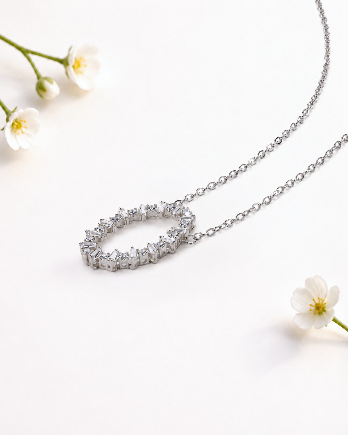 Zircon Oval (08) Necklace