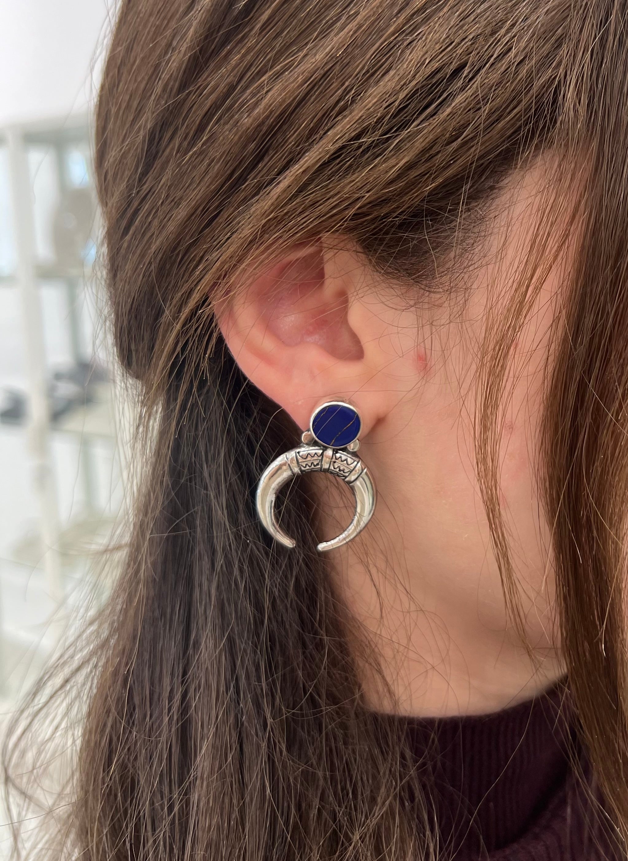 Sadaf Blue (02) Earring