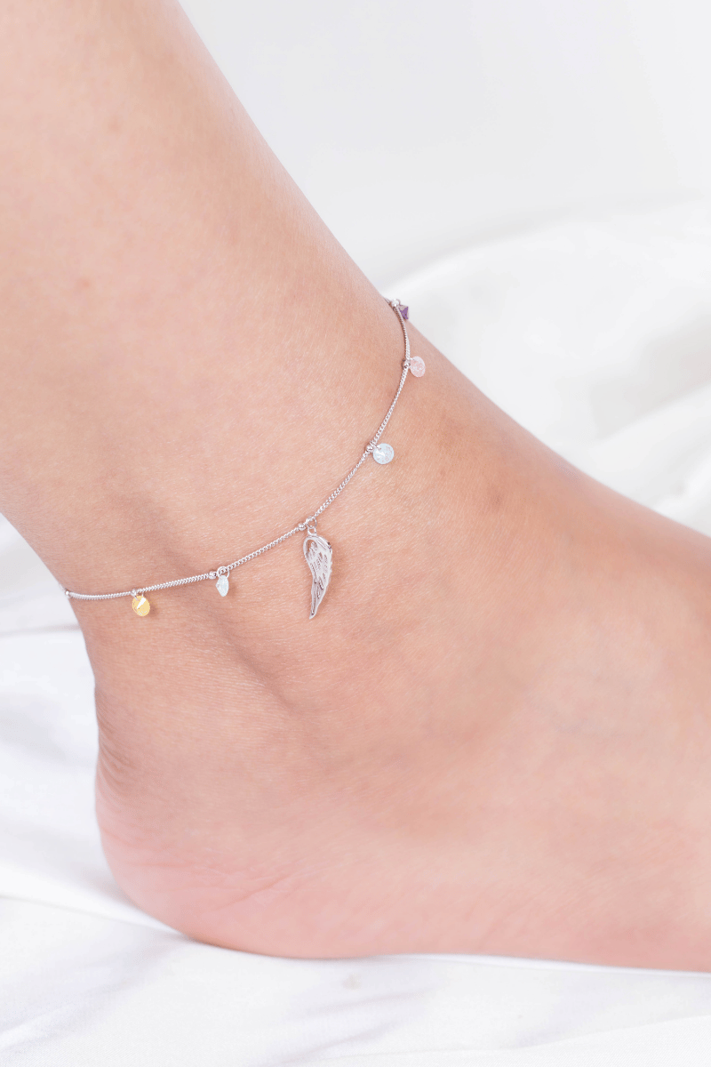 Colored Wing Anklet