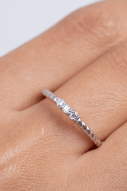 Zircon Braided (02) Ring