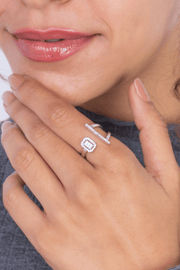 Zircon Square (0167) Ring