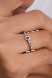 Zircon Purple (036) Ring