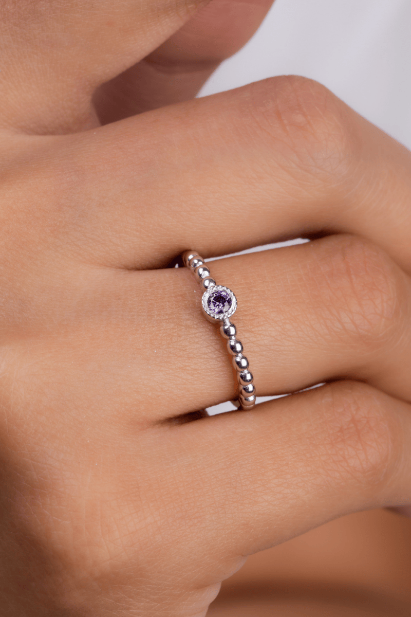 Zircon Purple (036) Ring