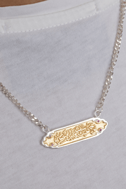 Fuchia Zircon Arabic (014) Necklace
