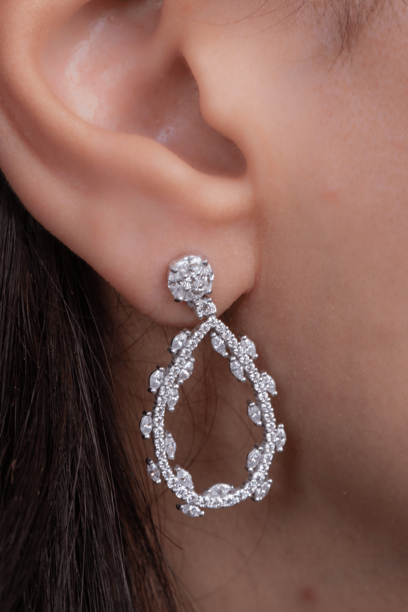 Zircon Oval (06) Earring