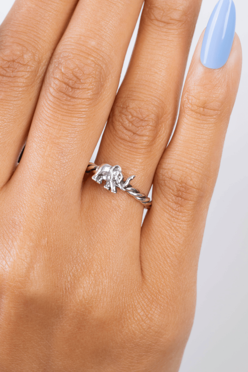 Boho Elephant Ring